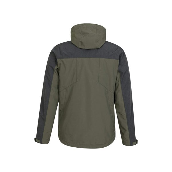 Mountain Warehouse Mens District Extreme 3 in 1 Waterproof Jacket - Khaki Green