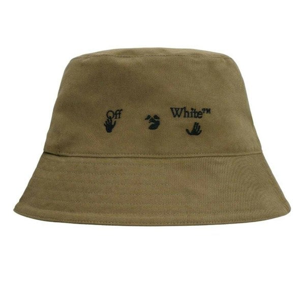 Off-White Logo Bucket Hat - Green