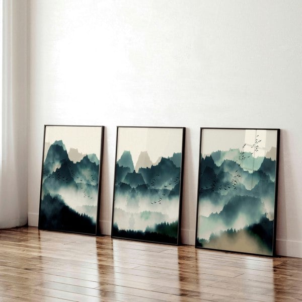 Wall decor for the office | set of 3 wall art prints