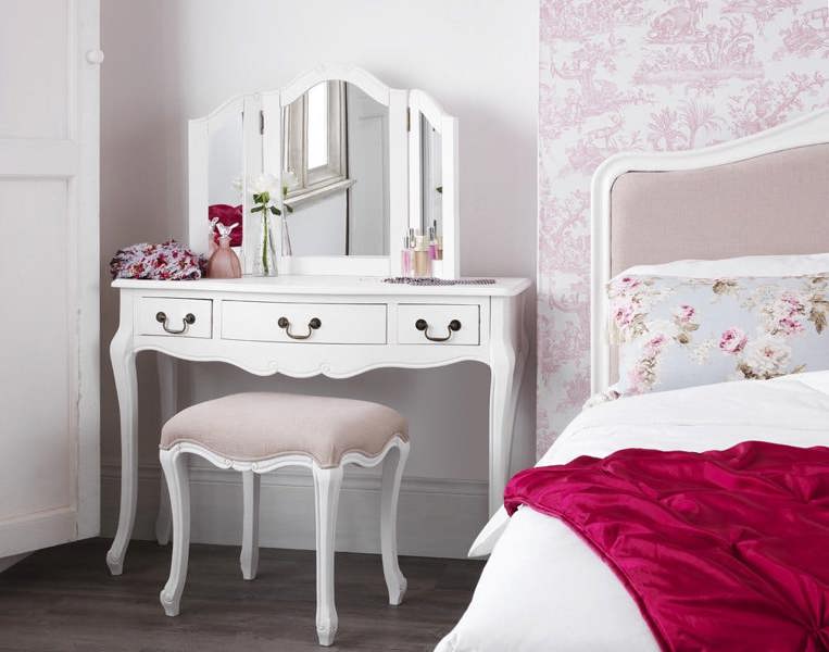 Statement Furniture Juliette Vintage Chic Dressing Table with Drawers
