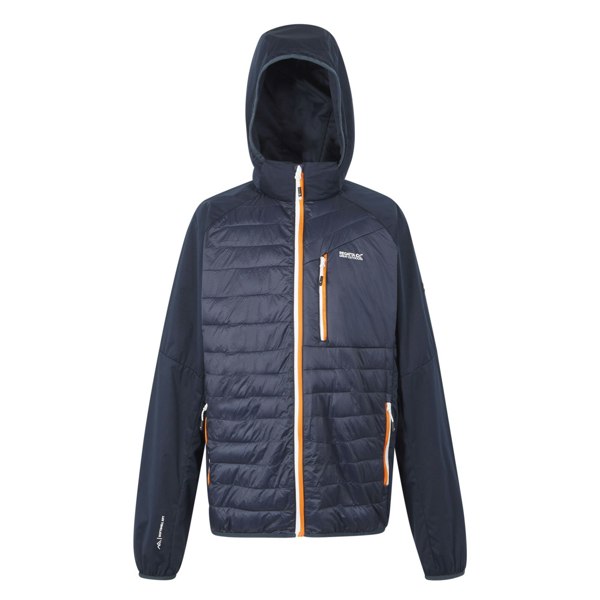 Regatta Men's Andreson Pro Hybrid Jacket - Navy/Persimmon