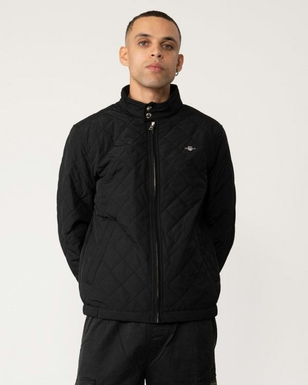 GANT Mens Quilted Windcheater Jacket - 5 Black