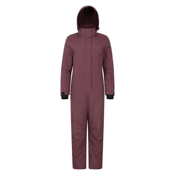 Mountain Warehouse Womens Cloud Abstract Ski Suit - Dark Purple