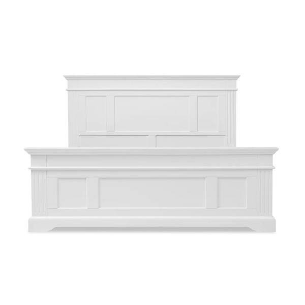 Statement Furniture Gainsborough White Wooden Bed Frame 4ft6, 5ft Hamptons Style