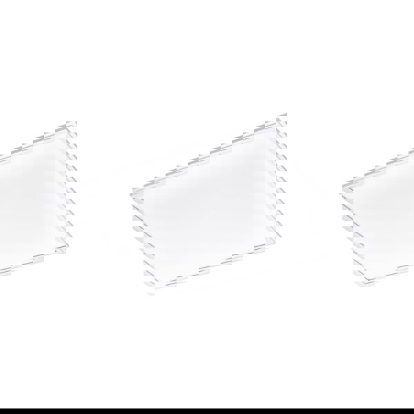Flush Ceiling Panel Light 6205mm White Sqaure Tile 40W Built in LED 4000K Loops