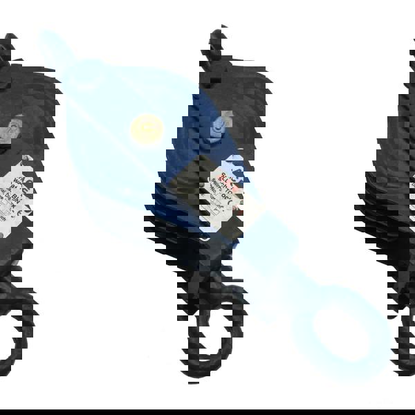 2 Ton 150MM Double Sheave Snatch Block With Swivel Eye Blue Painted - 16MM Wire Rope Safety Lifting