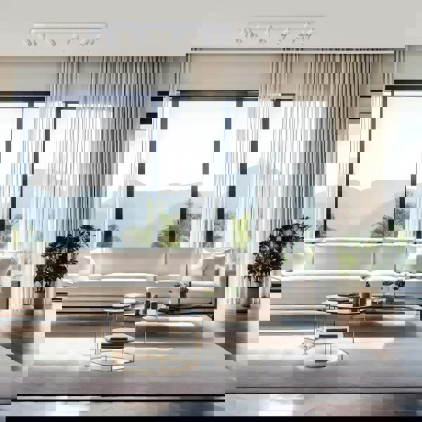 Milagro Vertical White Spotlight Bar 6xGU10