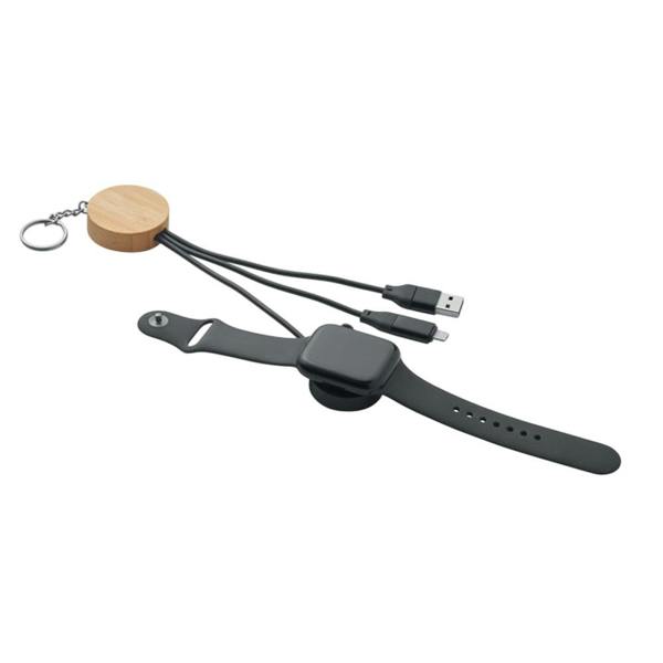 MidOcean Bule 4 in 1 Keyring - Black - 