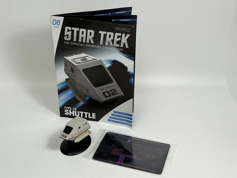 Eaglemoss Star Trek Type 15 Shuttle NCC 1701 with booklet Magazine Startrek4