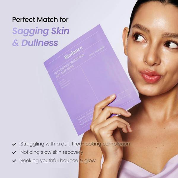 BIODANCE Rejuvenating Caviar PDRN Real Deep Mask Sheet 4P