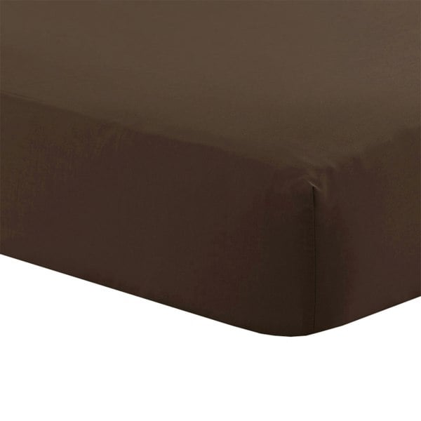 Martex Charlotte Thomas Poetry Plain Dye Single Fitted Sheet - Aubergine - 90 x 190cm