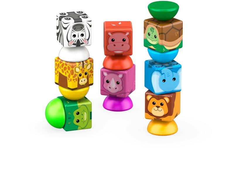 Geomag Magicube Blocks Stacking Safari 16 pieces
