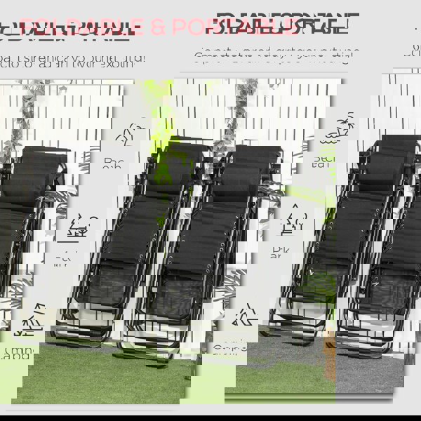 Outdoor Lounge Chair Set