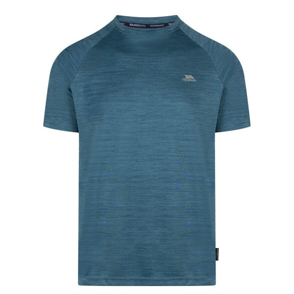 Trespass Mens Leecana TP75 T-Shirt - Bondi Blue Marl