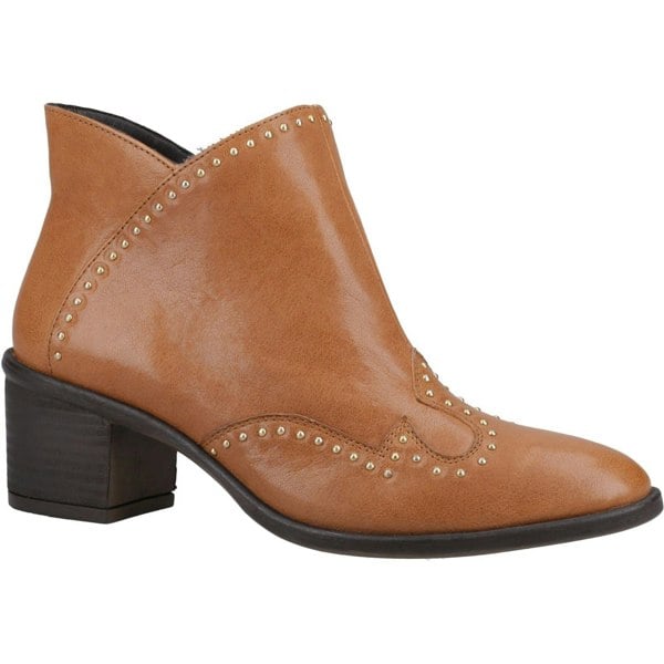Hush Puppies Waverly Leather Women's Tan Boots
