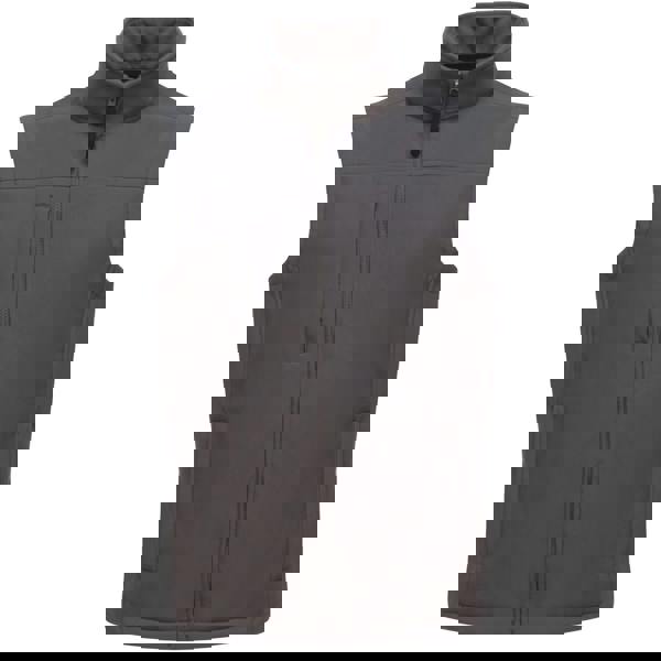 Regatta Mens Flux Softshell Bodywarmer / Sleeveless Jacket (Water Repellent & Wind Resistant) - Seal Grey/Seal Grey - 