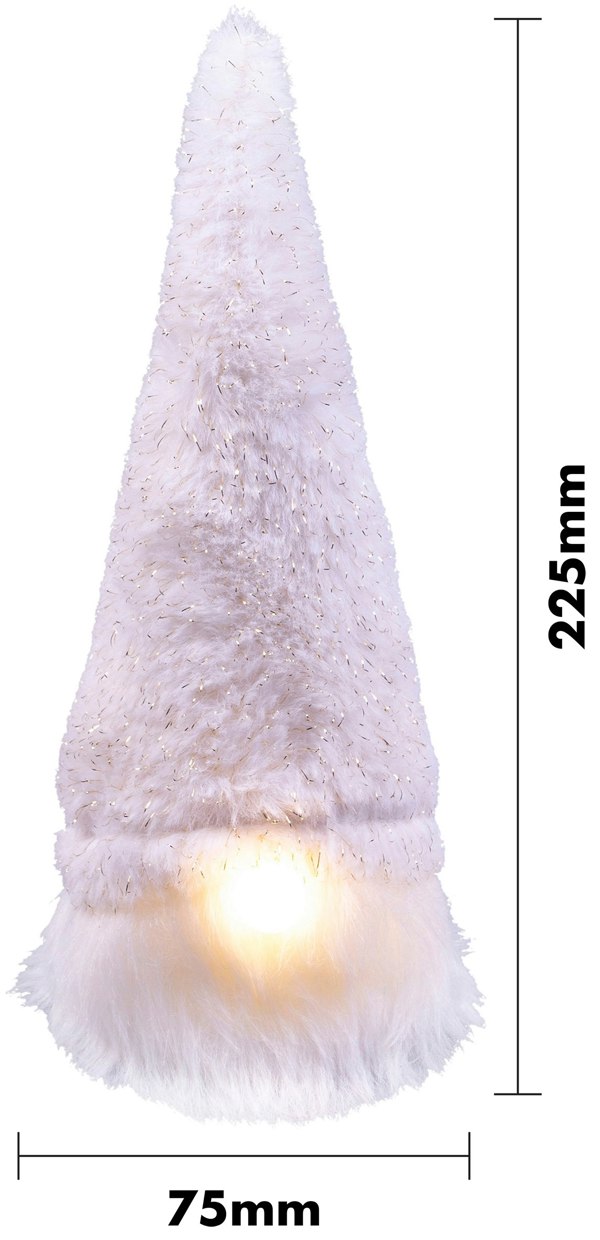 St Helens Sitting Gonk with LED Nose (Bjorn)