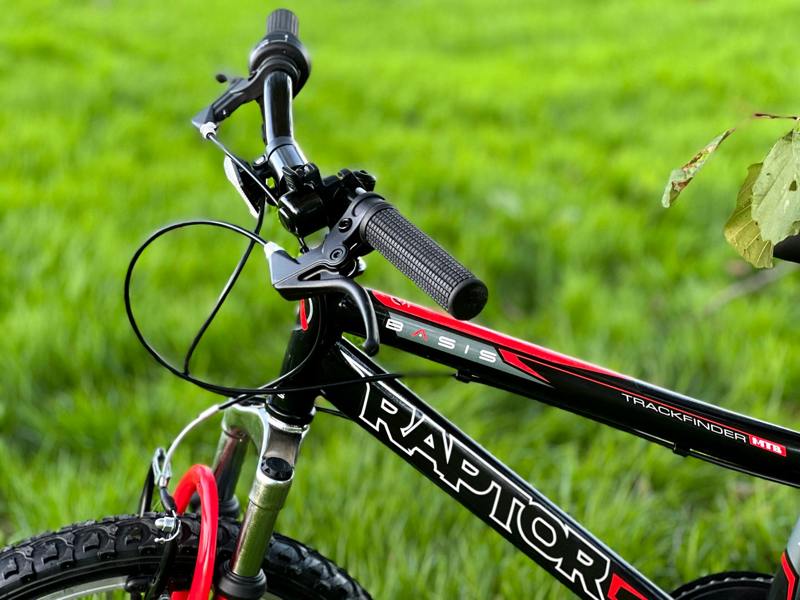 Basis Bikes Basis Raptor Junior Hardtail Mountain Bike, 20" Wheel - Gloss Black/Red