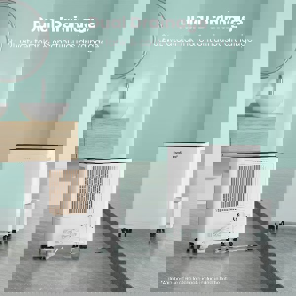 Living and Home 30L/Day Dehumidifier 3.4L Tank Quiet Operation with Drain Hose