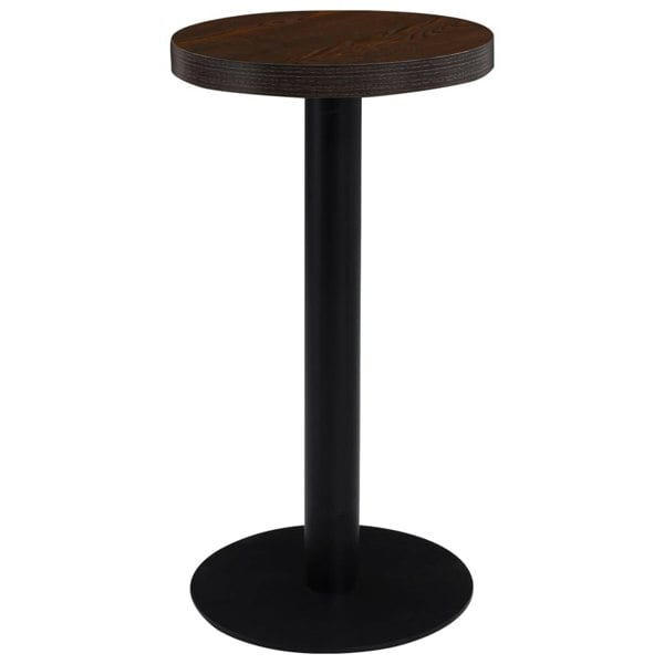 Berkfield Bistro Table Dark Brown 40 cm MDF
