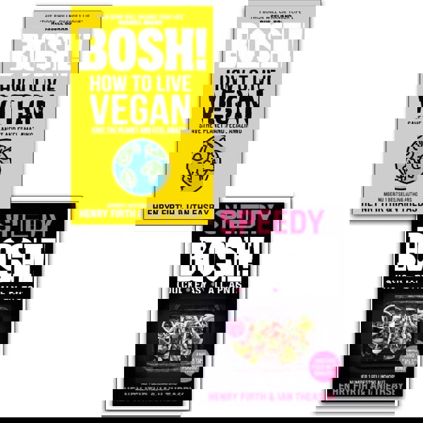 Speedy BOSH! & Bosh! How To Live Vegan 2 Books Collection Set