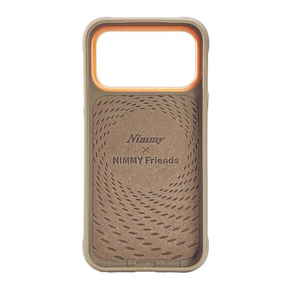 Nimmy Friends Nimmy Big Eye Cute Pet Poodle Dog Case with MagSafe for iPhone 17 Pro Max 6.9" Brown Orange - N-XDY-IP17-PRO-MAX-04