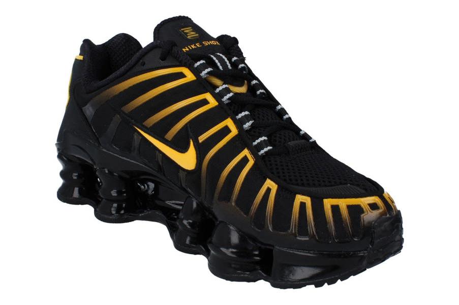Nike Shox Tl Mens Running Trainers Av3595 Sneakers Shoes  013 - Black University Gold 013 - Photo 3