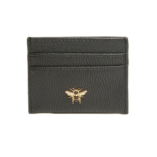 Alice Wheeler Vegan Leather Bee Card Holder – Slim Design