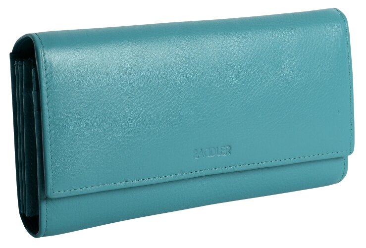 SADDLER Large Leather Multi-Section Purse "Grace" – Handmade by Saddler | RFID Protected & Gift Boxed
