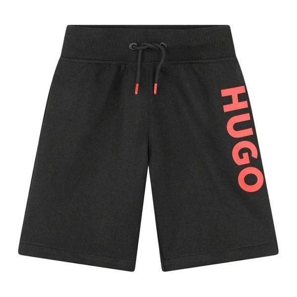 Hugo Childrens/Kids Logo Summer Shorts - Black - 
