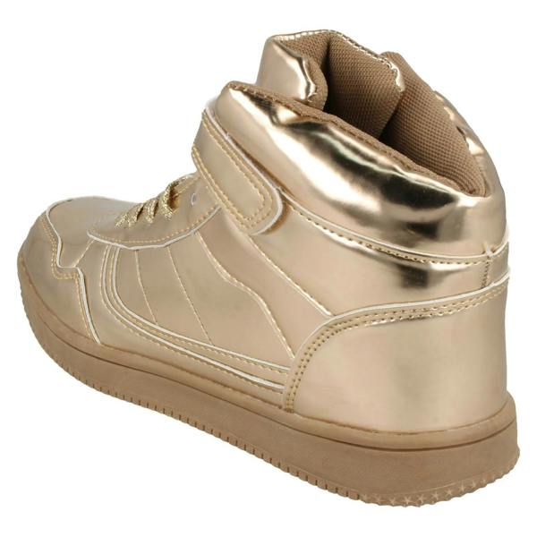 Spot On Ladies Spot On Mid Platform Trainers