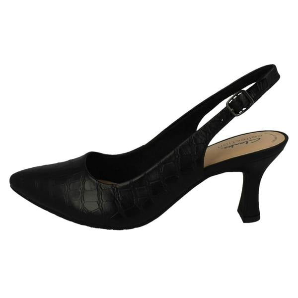Clarks Ladies Clarks Buckle Fastening Slingback Shoes Kataleyna Step