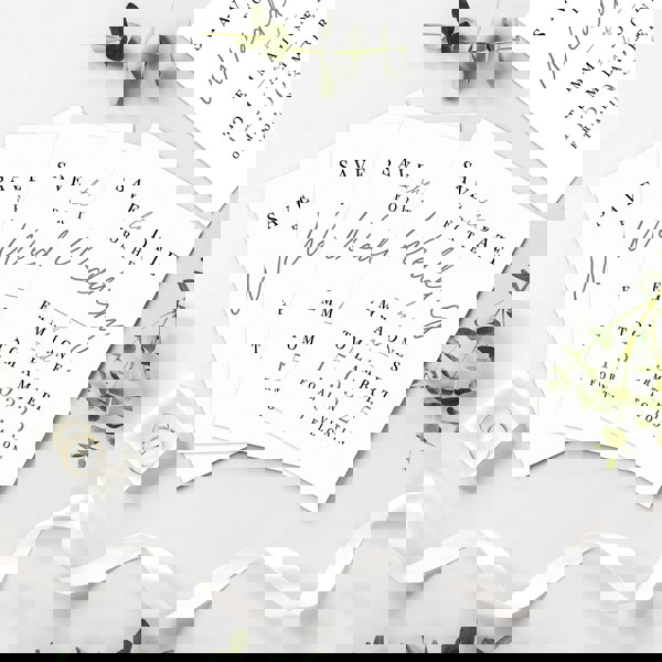 Personalised Memento Company Personalised Set of 36 Wedding Save the Dates