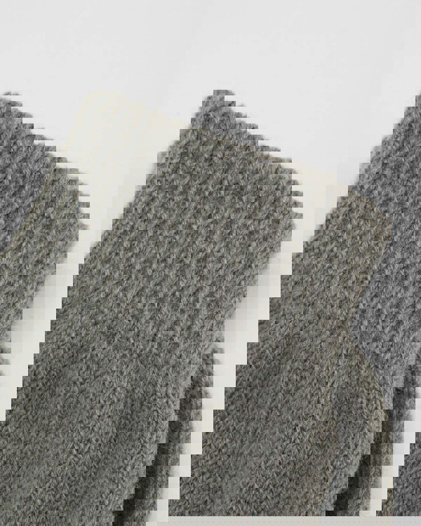 Barbour Glove & Tartan Scarf Gift Set - Grey Midnight