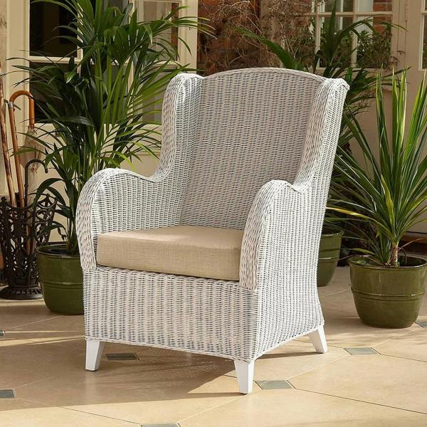 Museum Selection Manderston Ivory High-Back Chair - 100 x 60 x 63cm