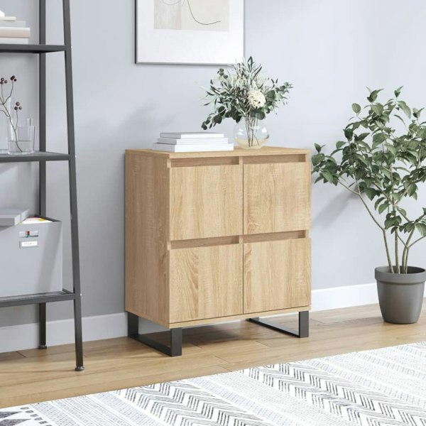 Berkfield Sideboard Sonoma Oak 60x35x70 cm Engineered Wood