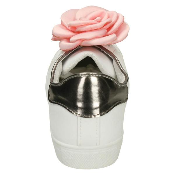 Spot On Ladies Spot On Big Flower Trim Pumps