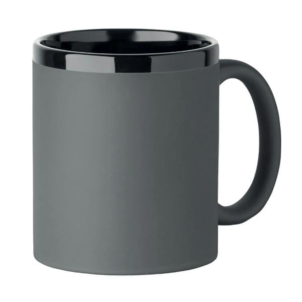 MidOcean Ruby Ceramic 300ml Mug - Stone Grey - 