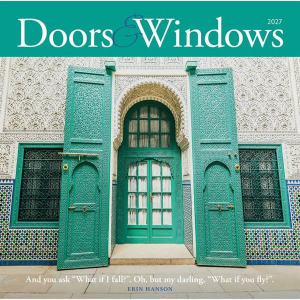 Doors & Windows Calendar 2027, Wall Calendars, Month To View, Lifestyle, Gift