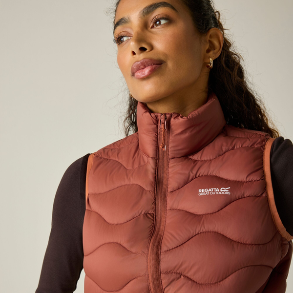 Regatta Womens Hydi Quilted Gilet - Burnt Henna