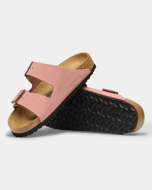 Birkenstock Arizona Birkibuc Womens Sandals - Pink Clay