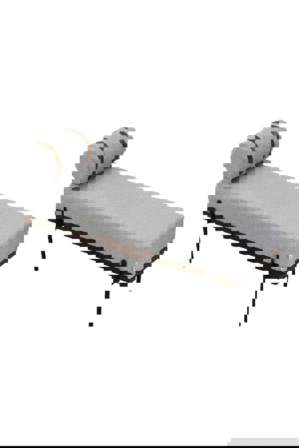 Living and Home Upholstered Bench with a Removable Pillow