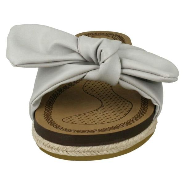 Savannah Ladies Savannah Flat Rope Edged Mules
