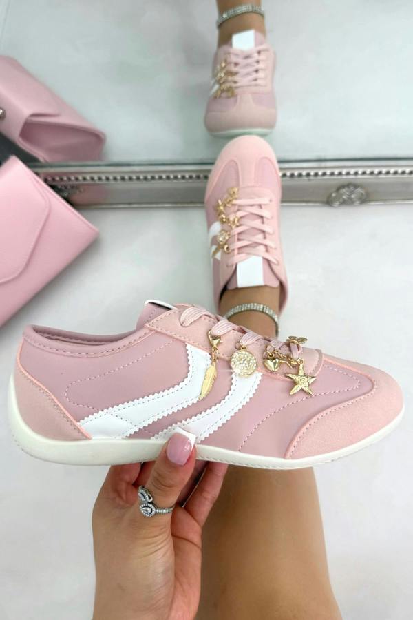 Sparkly Charm Horizon Trainers Pink