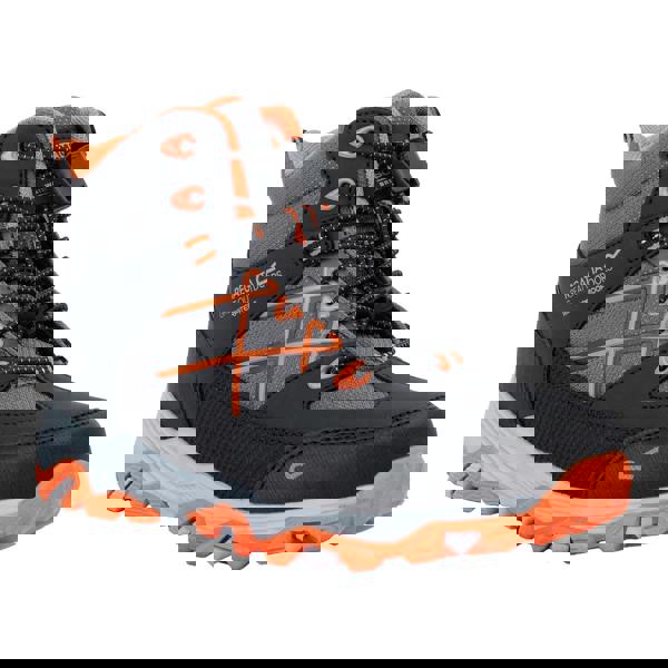 Regatta Kids Samaris III Walking Boots - Black/Blaze Orange