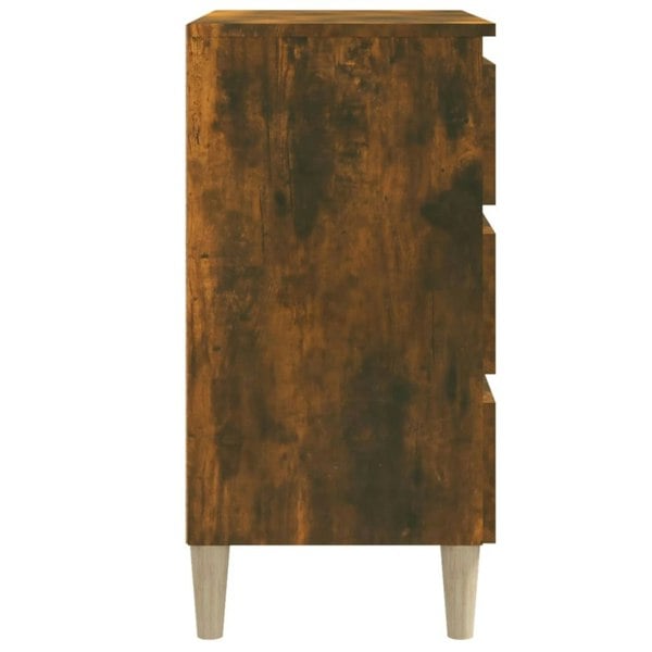 Berkfield Sideboard Smoked Oak 60x35x69 cm Engineered Wood