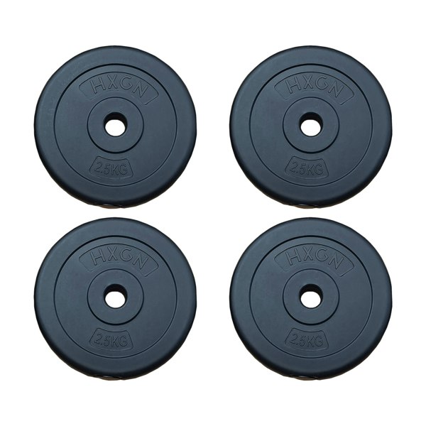 HXGN 4 x 2.5kg Standard 1" Weight Plates