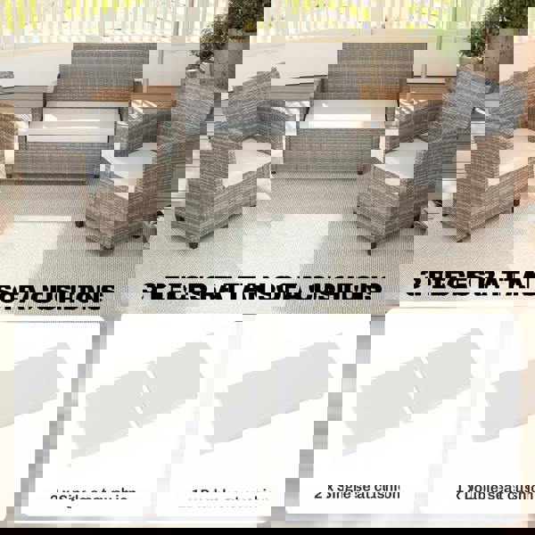 Outdoor Seat Cushion Set