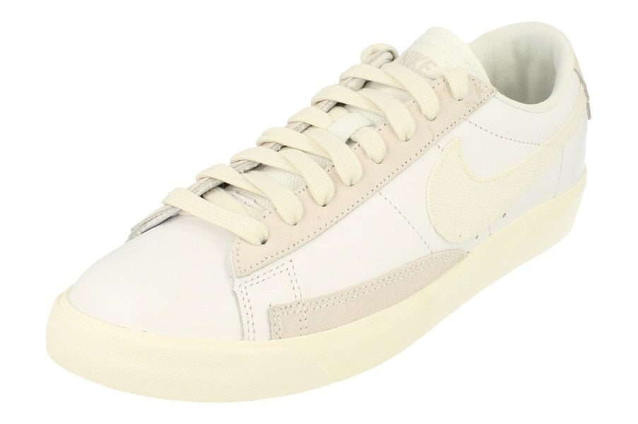 Nike Blazer Low Leather Mens Trainers Cw7585  100 - White Sail Platinum Tint 100 - Photo 0