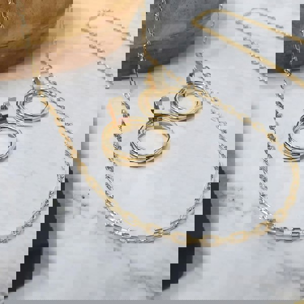 18k gold filled, duel women's hoop earrings
